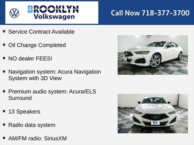 used 2021 Acura TLX car, priced at $24,994