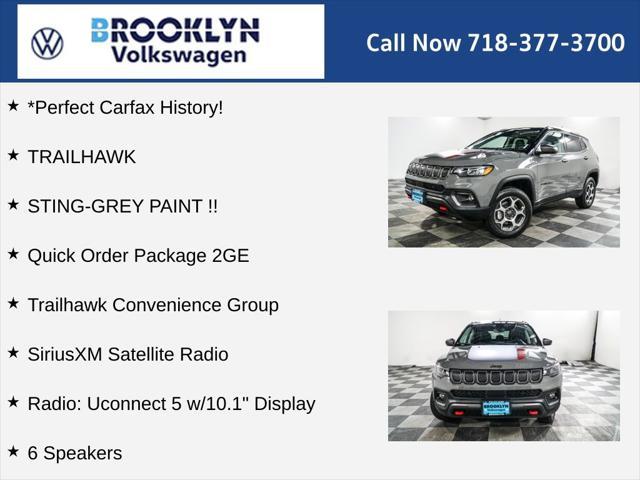 used 2022 Jeep Compass car, priced at $24,262