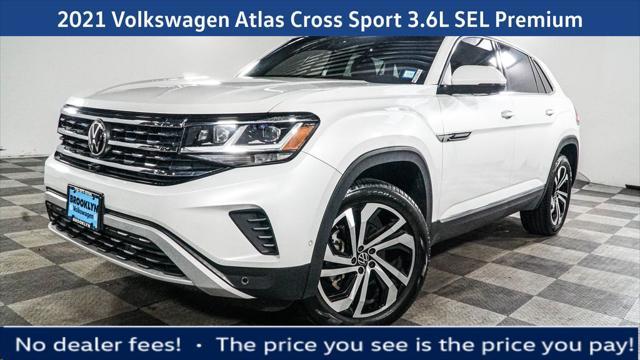 used 2021 Volkswagen Atlas Cross Sport car, priced at $28,194