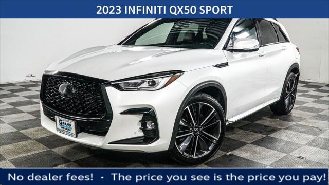 used 2023 INFINITI QX50 car, priced at $35,453