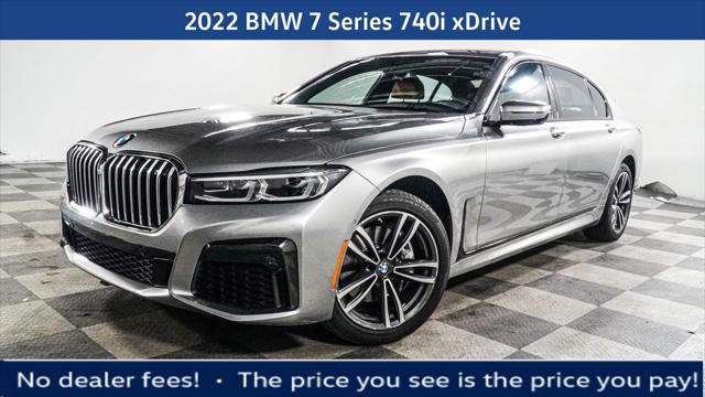 used 2022 BMW 740 car, priced at $43,595