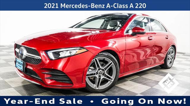 used 2021 Mercedes-Benz A-Class car, priced at $24,975