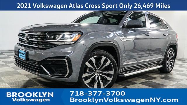 used 2021 Volkswagen Atlas Cross Sport car, priced at $30,700