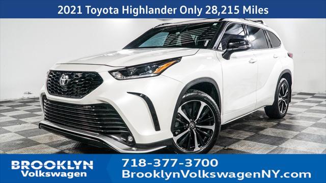 used 2021 Toyota Highlander car, priced at $38,855