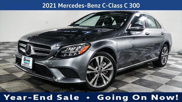 used 2021 Mercedes-Benz C-Class car, priced at $25,899