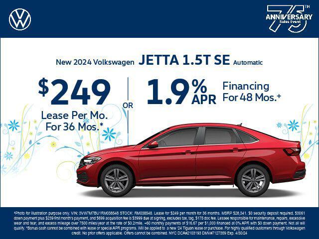 new 2024 Volkswagen Jetta GLI car, priced at $35,018