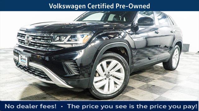 used 2021 Volkswagen Atlas Cross Sport car, priced at $25,842