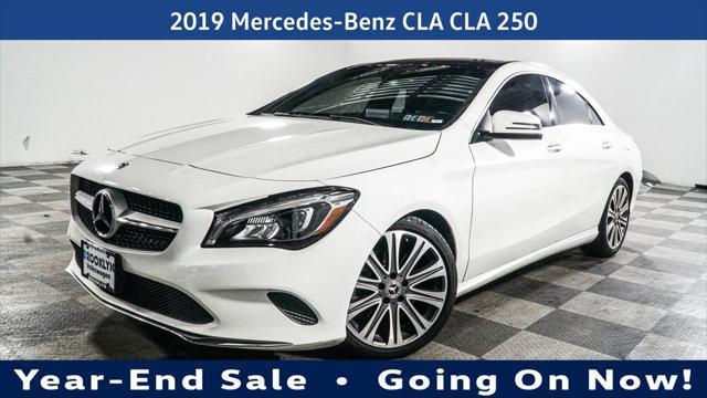 used 2019 Mercedes-Benz CLA 250 car, priced at $16,995