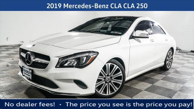 used 2019 Mercedes-Benz CLA 250 car, priced at $17,099