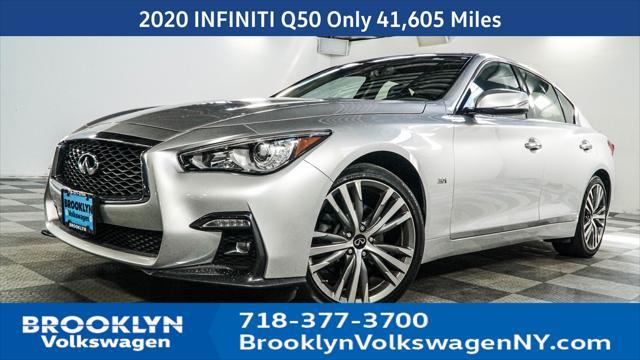 used 2020 INFINITI Q50 car, priced at $27,754