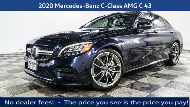 used 2020 Mercedes-Benz AMG C 43 car, priced at $36,596