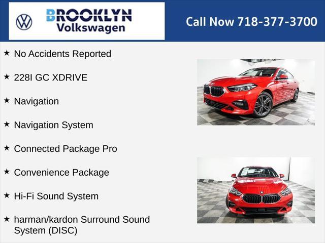 used 2021 BMW 228 Gran Coupe car, priced at $24,895