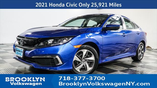 used 2021 Honda Civic car, priced at $18,395