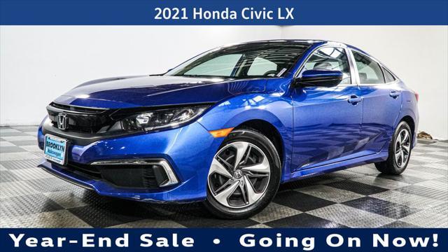 used 2021 Honda Civic car, priced at $17,995