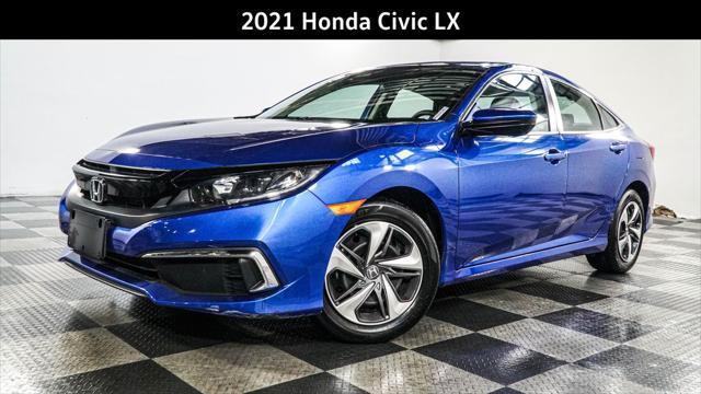 used 2021 Honda Civic car, priced at $17,385