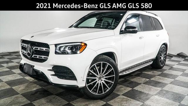 used 2021 Mercedes-Benz GLS 580 car, priced at $59,043