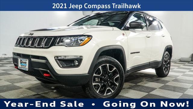 used 2021 Jeep Compass car, priced at $21,395