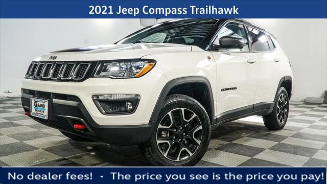 used 2021 Jeep Compass car, priced at $22,095