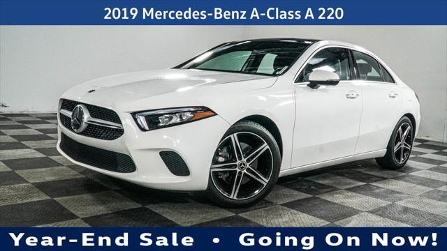 used 2019 Mercedes-Benz A-Class car, priced at $19,875