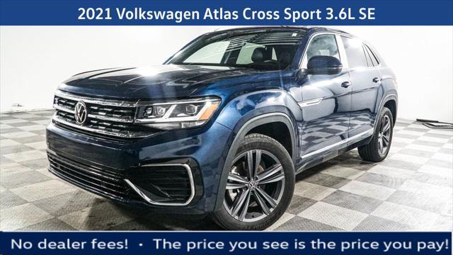 used 2021 Volkswagen Atlas Cross Sport car, priced at $27,830