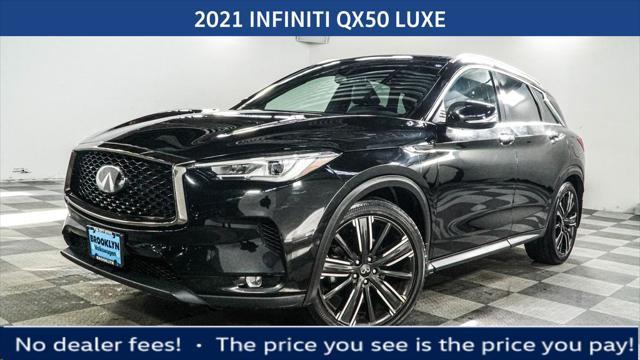 used 2021 INFINITI QX50 car, priced at $26,044