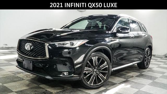 used 2021 INFINITI QX50 car, priced at $25,444