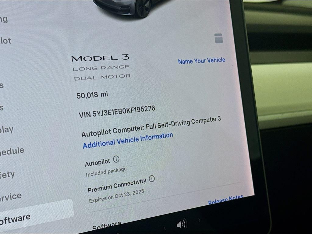 used 2019 Tesla Model 3 car, priced at $24,166