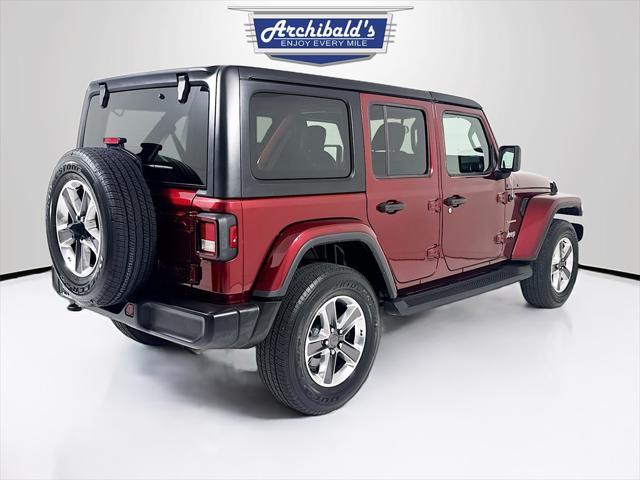 used 2021 Jeep Wrangler Unlimited car, priced at $34,111