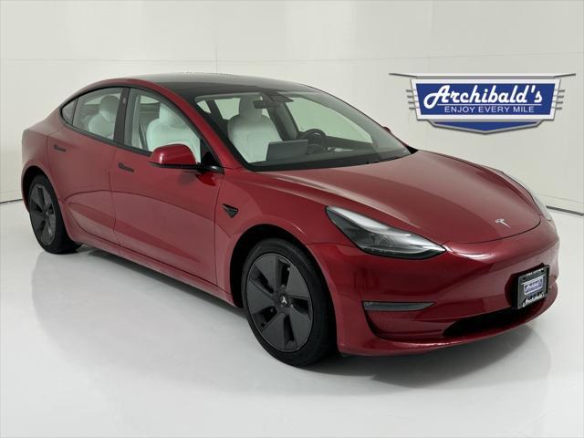 used 2021 Tesla Model 3 car, priced at $27,068