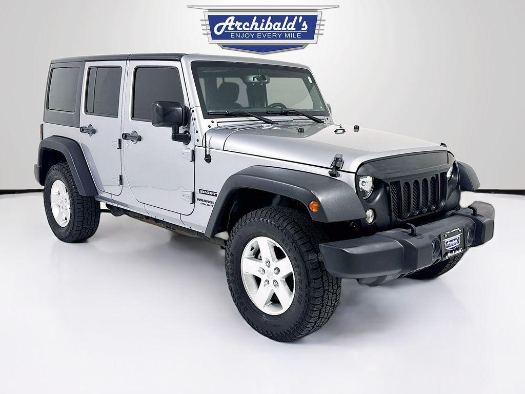 used 2017 Jeep Wrangler Unlimited car, priced at $23,661