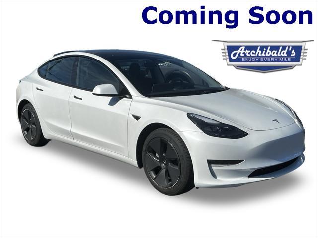 used 2023 Tesla Model 3 car, priced at $37,351