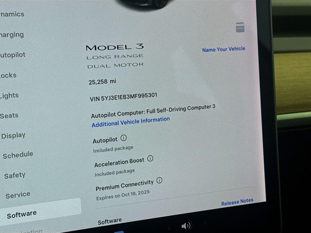 used 2021 Tesla Model 3 car, priced at $27,942