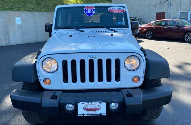 used 2016 Jeep Wrangler Unlimited car, priced at $17,950