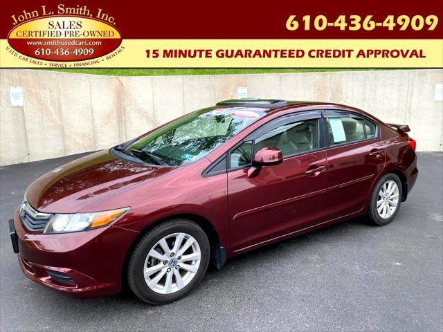 used 2012 Honda Civic car, priced at $13,995