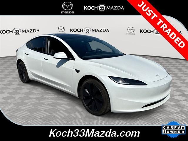 used 2024 Tesla Model 3 car, priced at $31,298