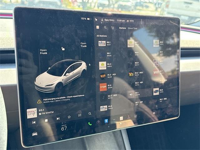 used 2024 Tesla Model 3 car, priced at $31,298