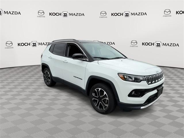 used 2022 Jeep Compass car, priced at $24,913