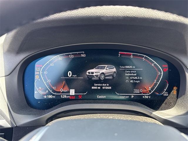 used 2021 BMW X3 car, priced at $23,850