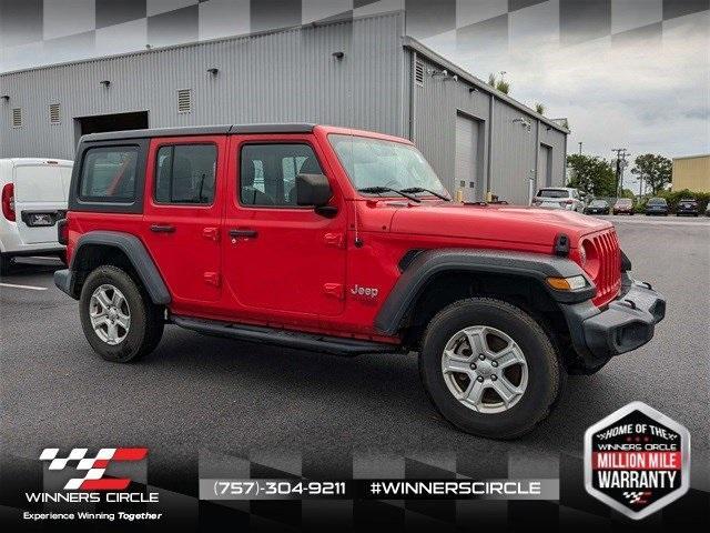 used 2019 Jeep Wrangler Unlimited car, priced at $23,000