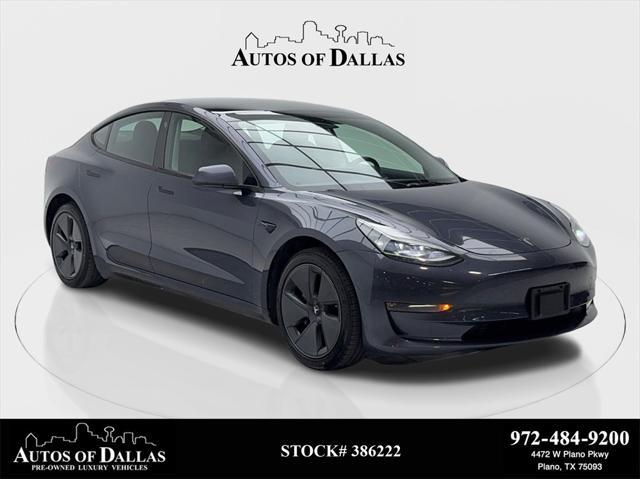 used 2023 Tesla Model 3 car, priced at $26,880