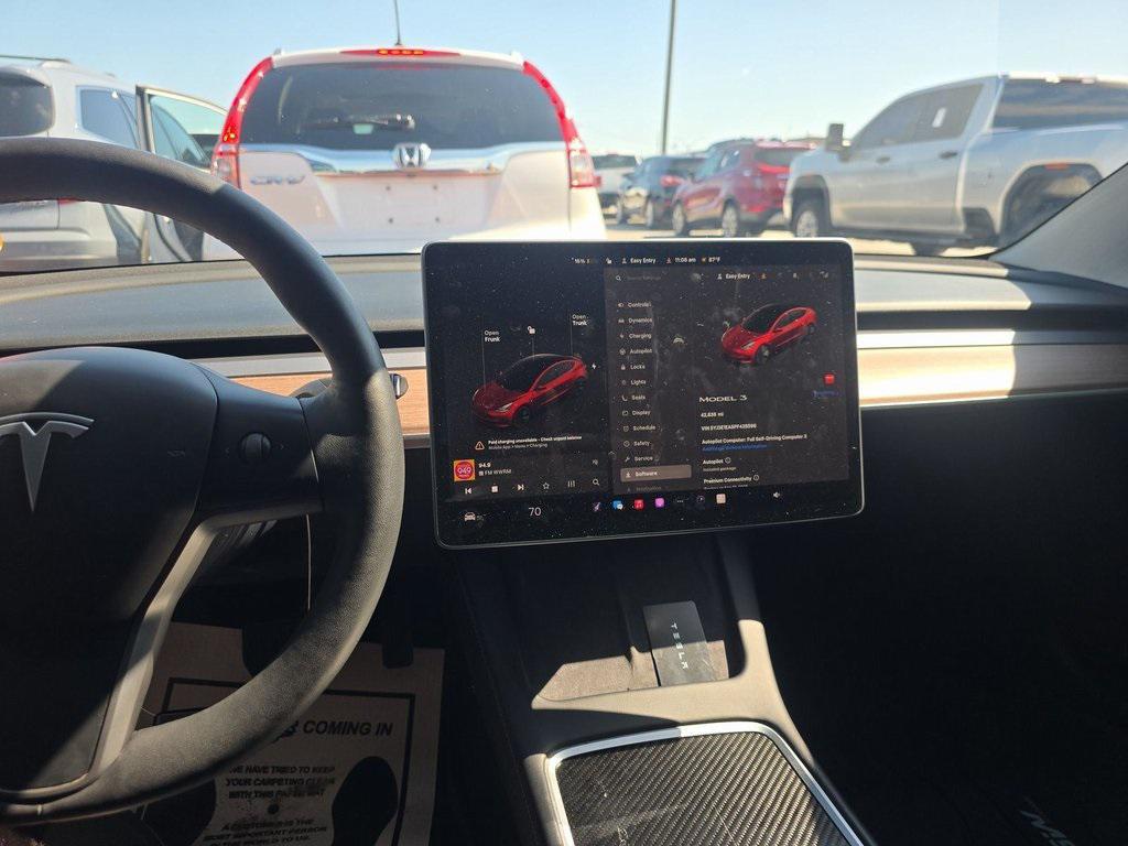 used 2023 Tesla Model 3 car, priced at $23,390