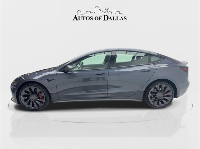 used 2023 Tesla Model 3 car, priced at $35,880