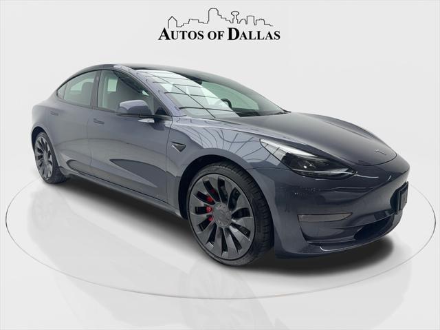 used 2023 Tesla Model 3 car, priced at $35,880