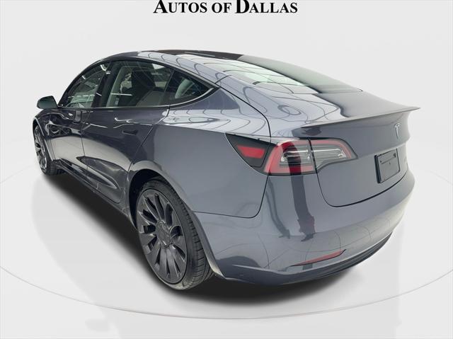 used 2023 Tesla Model 3 car, priced at $35,880