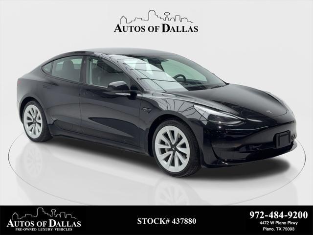 used 2023 Tesla Model 3 car, priced at $24,490