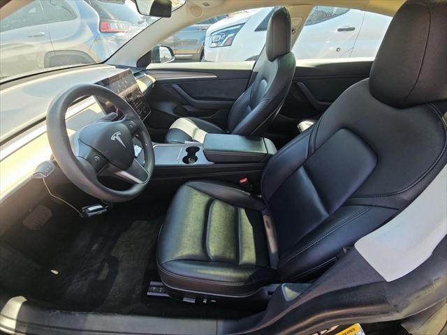 used 2023 Tesla Model 3 car, priced at $24,490