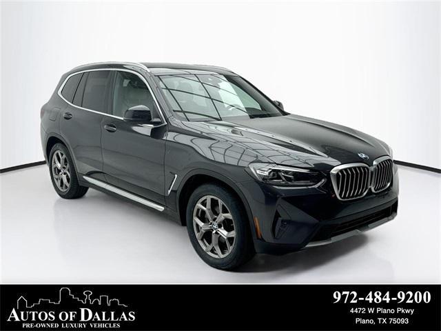 used 2022 BMW X3 car, priced at $27,490