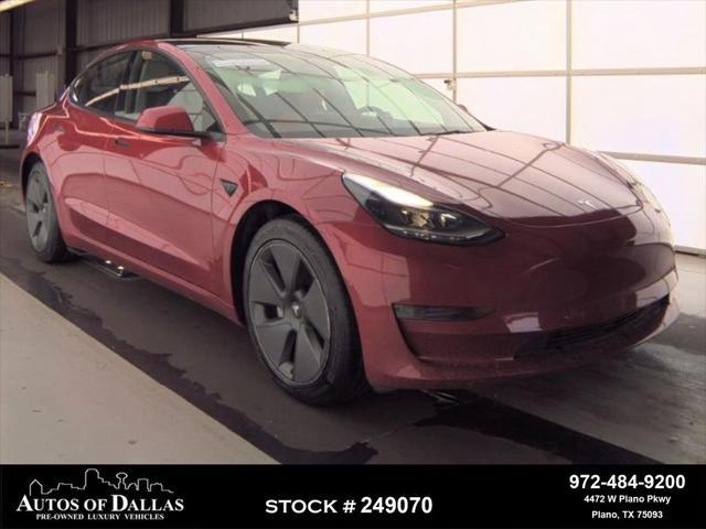 used 2022 Tesla Model 3 car, priced at $26,490