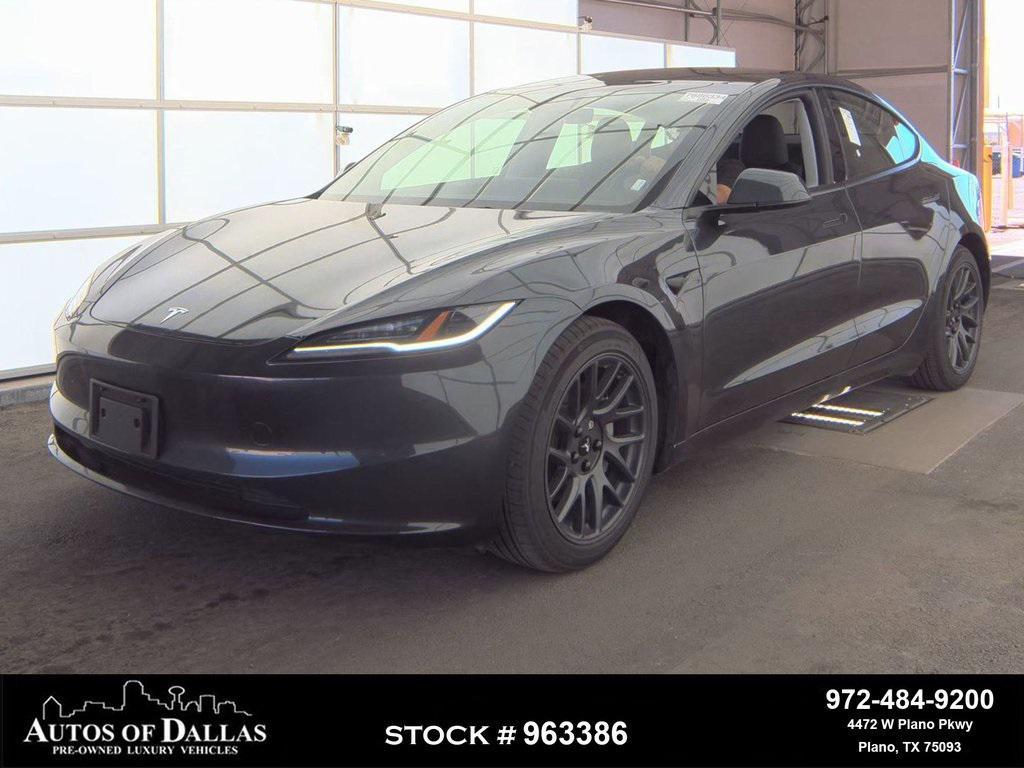 used 2025 Tesla Model 3 car, priced at $36,880