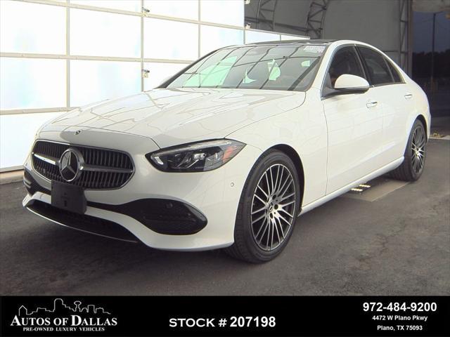 used 2024 Mercedes-Benz C-Class car, priced at $35,880